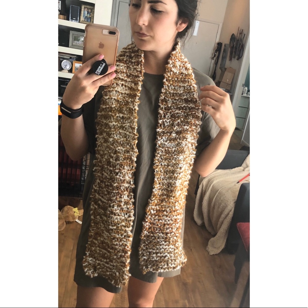 Hand-Knit Scarf